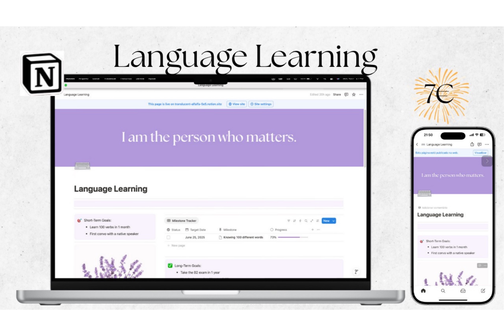 Notion Language Learning Hub