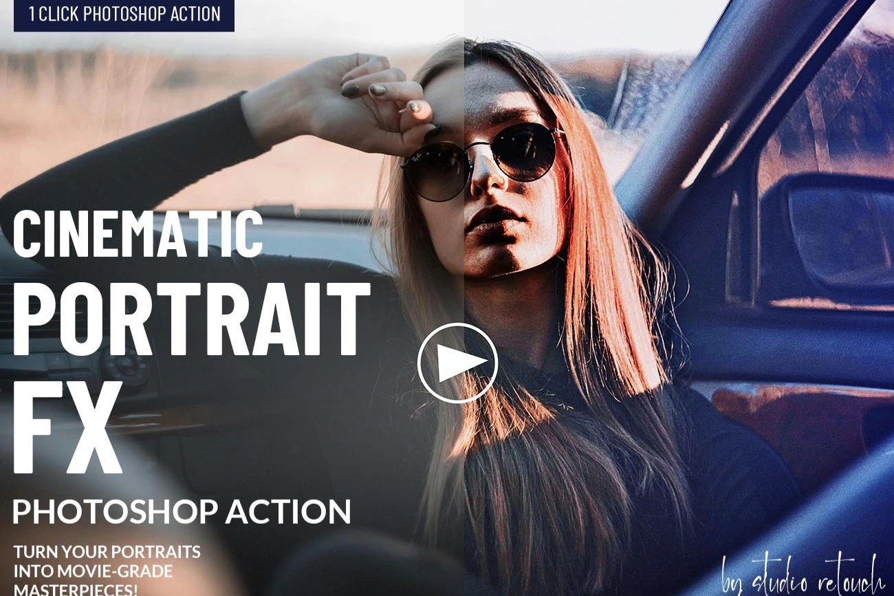Cinematic Portrait FX Photoshop Action