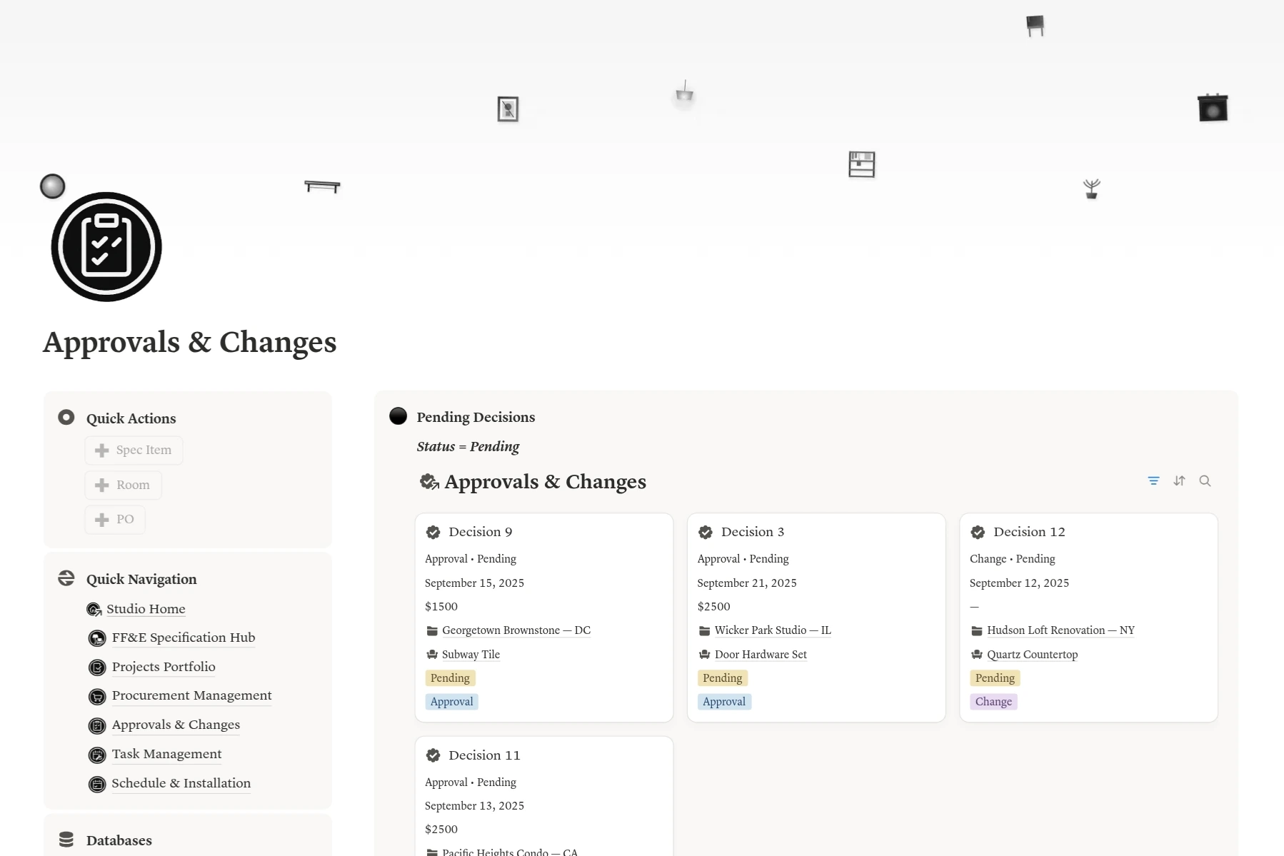 Interior Design Studio OS