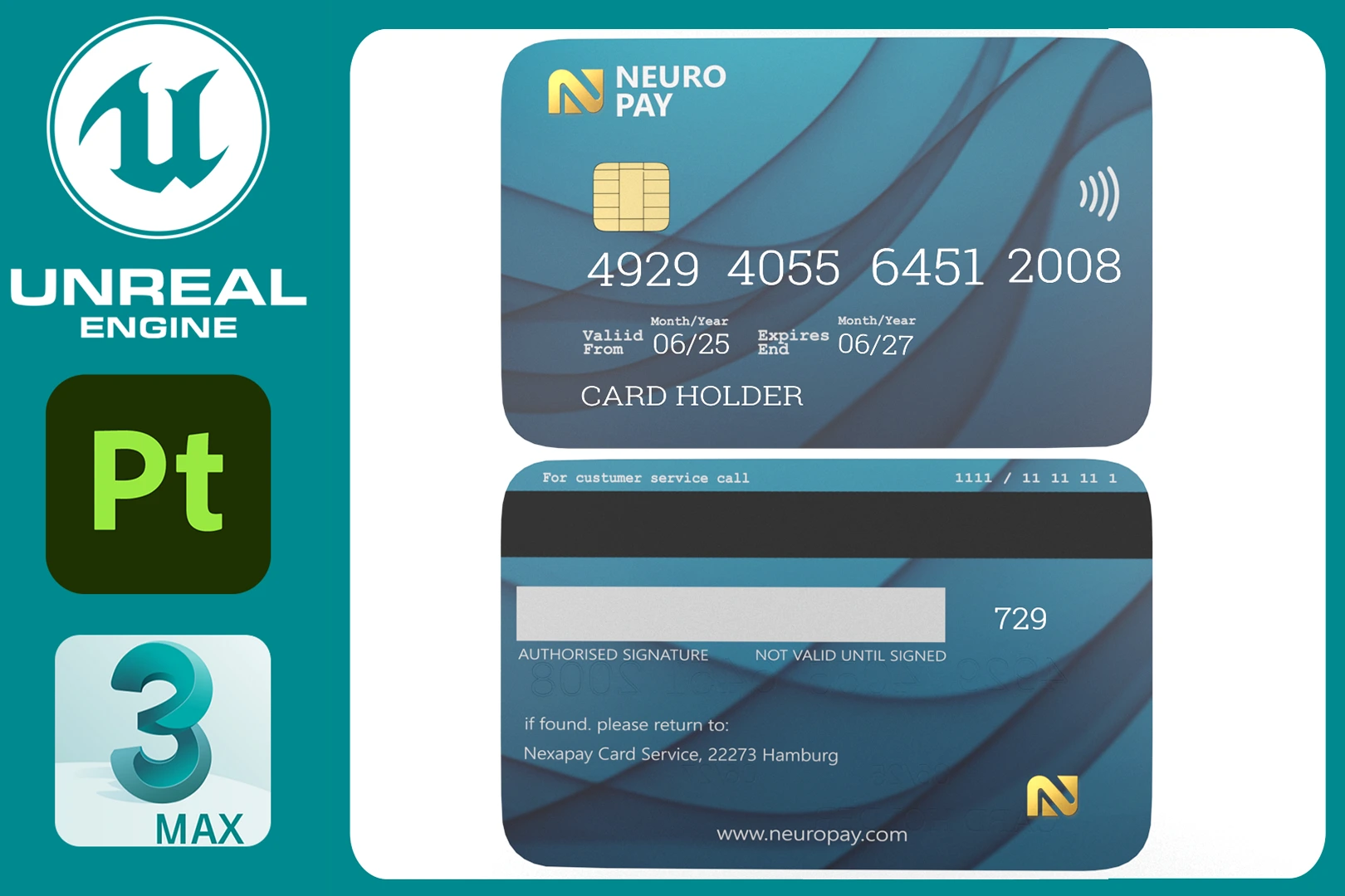 Generic Credit Card Mockup