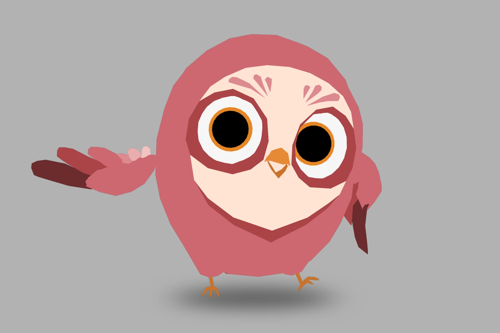 Alice the Owl - 3D Character Model with Animations