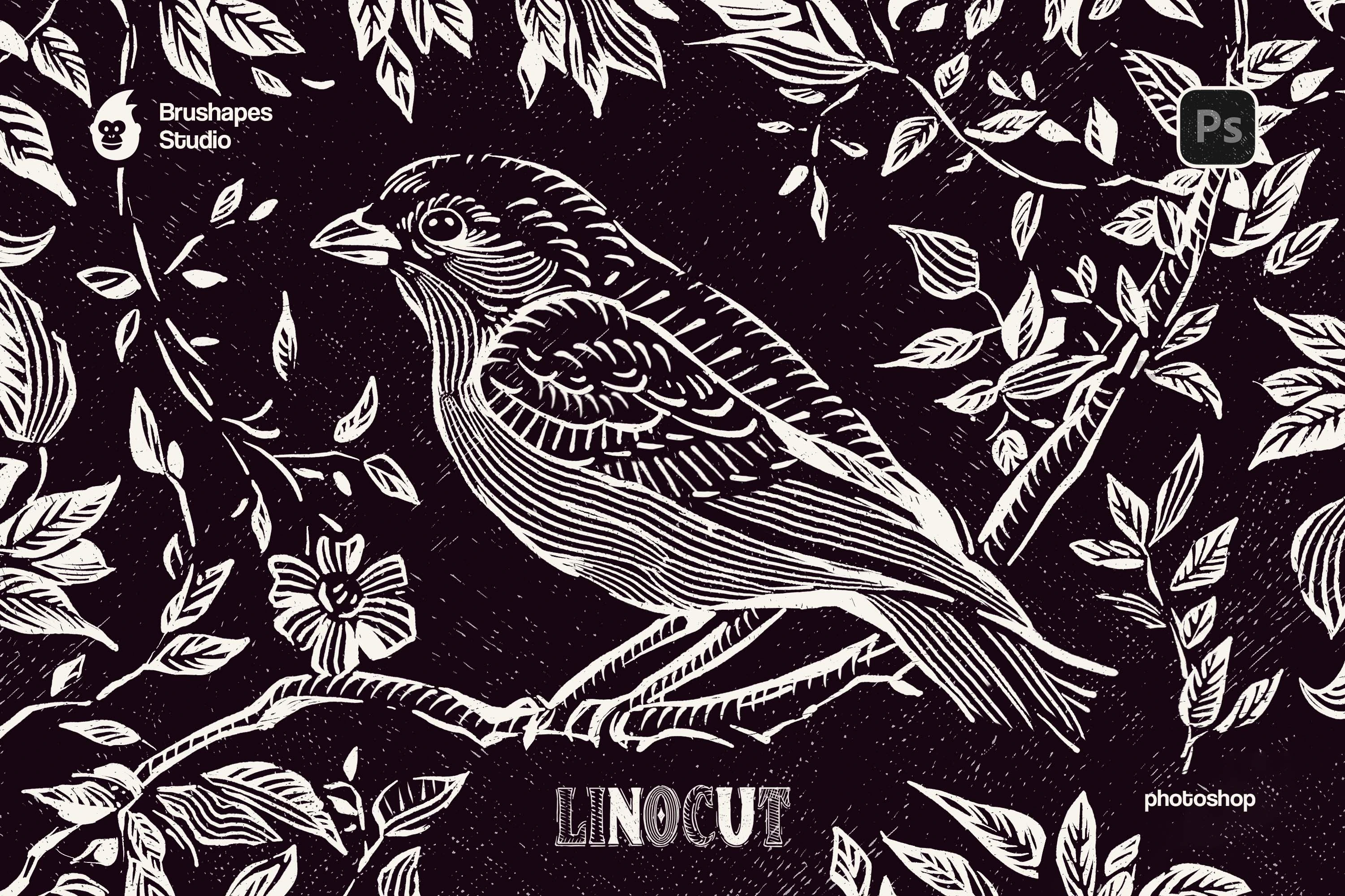 Craftsman Linocut Photoshop Brushes 01.jpg