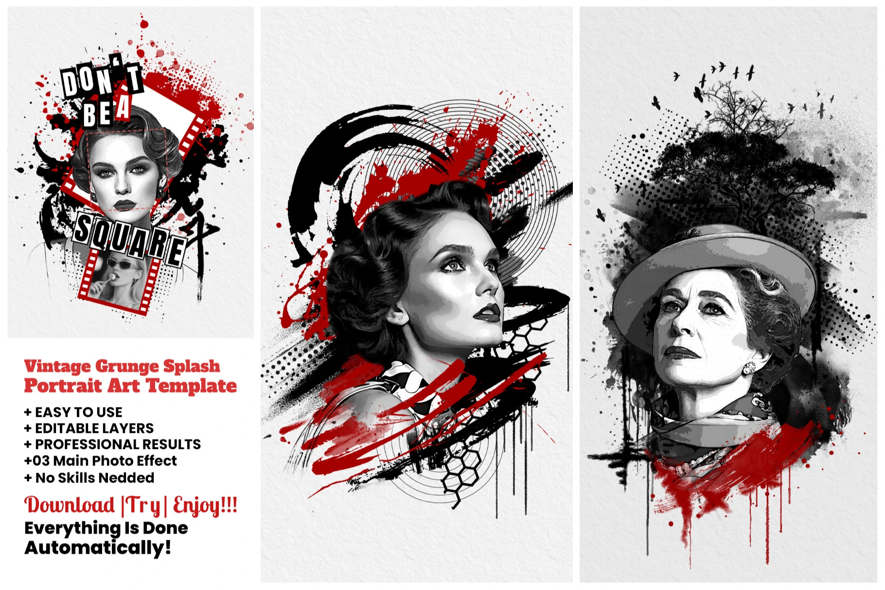 Vintage Grunge Splash Portrait Art Template.jpg