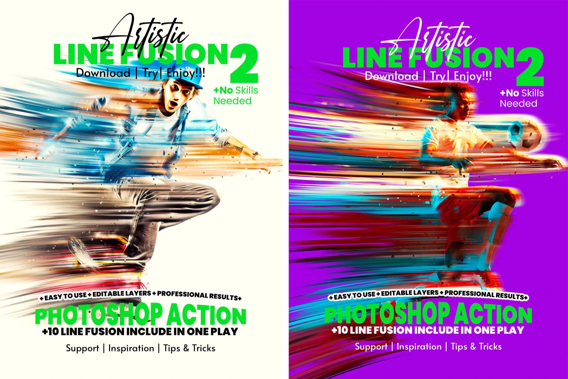 Artistic Line Fusion Photoshop Action.jpg