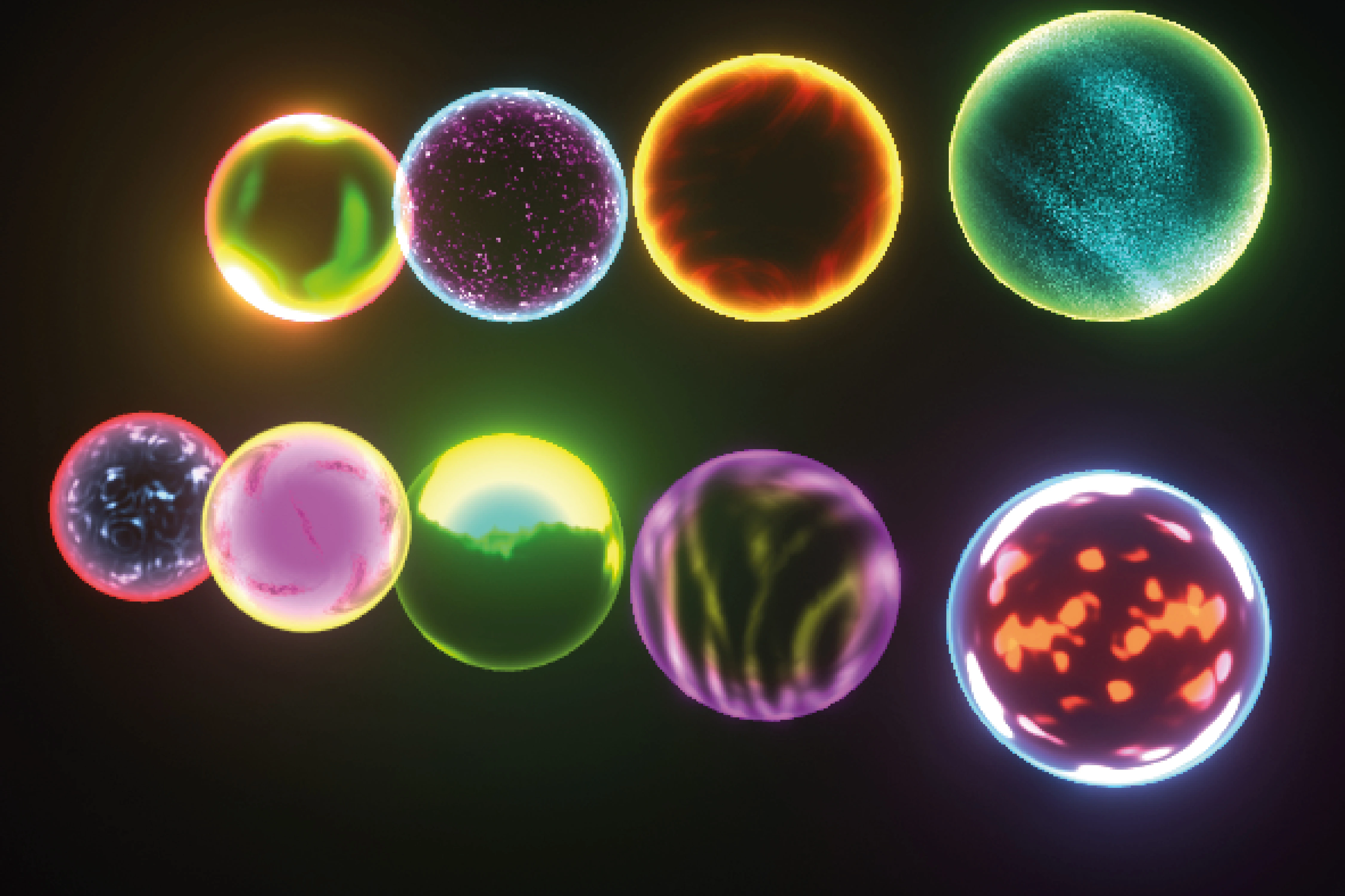 8-Pack Sci-Fi / Magical / Energy Shaders (Blender - Cycles & Eevee)