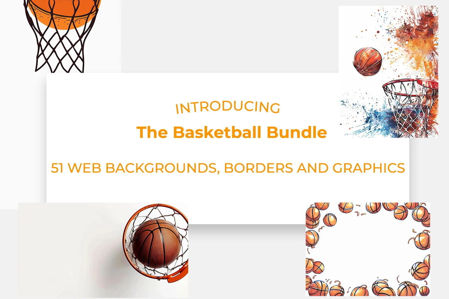 Basketball Graphics Bundle - Karen Foley Photography