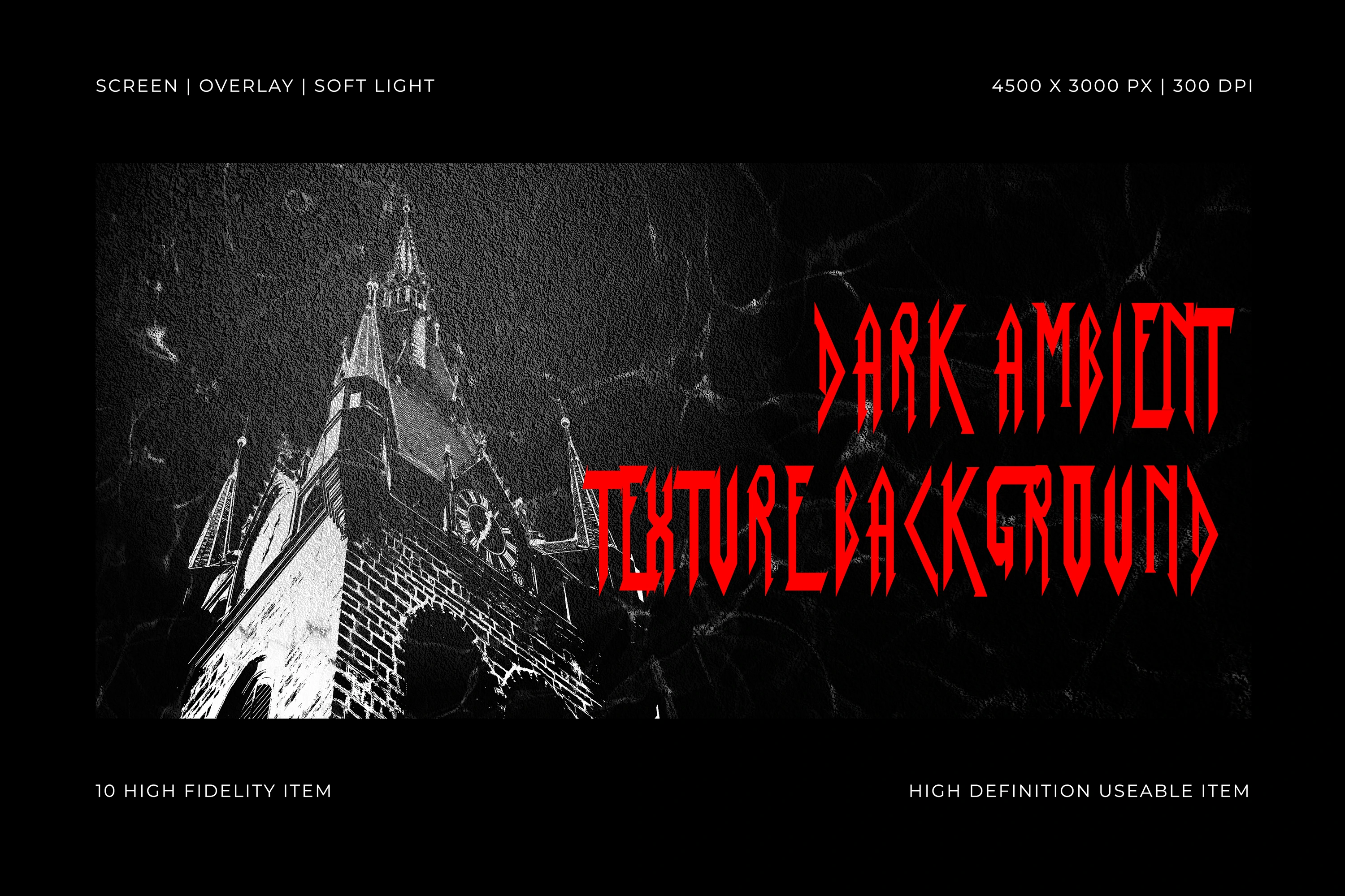 Dark Ambient Textured Background