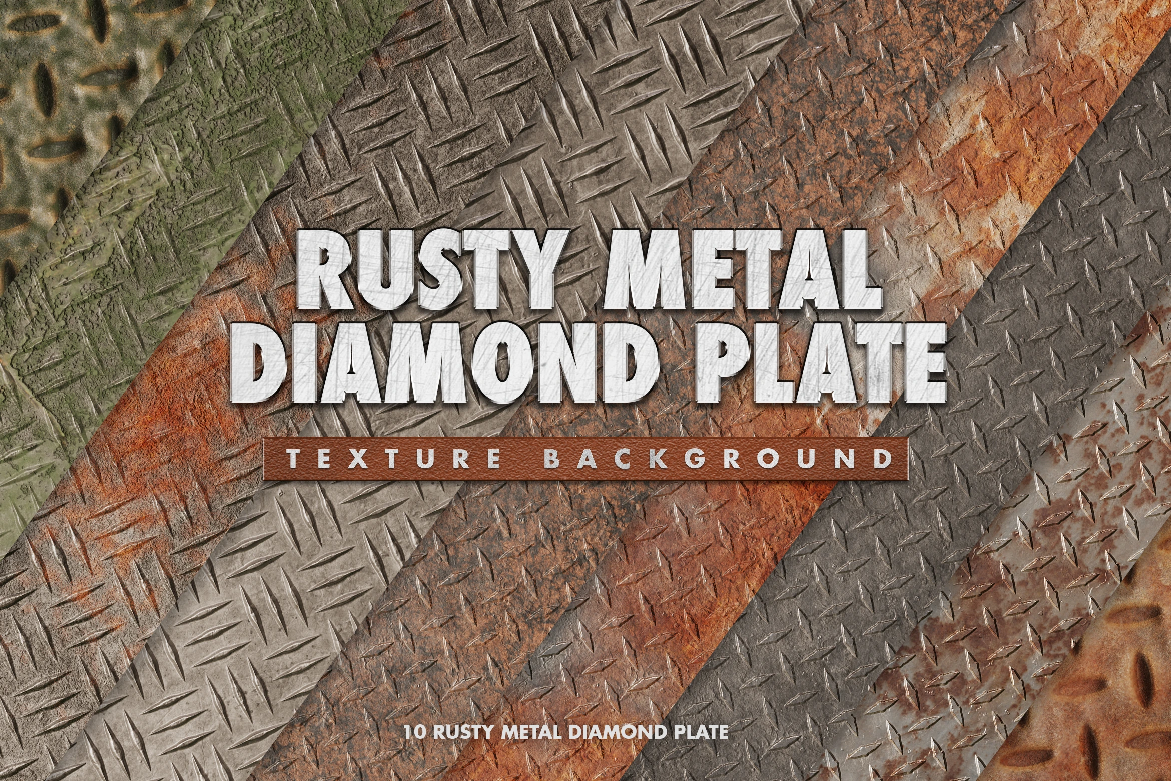 Rusty Metal Diamond Plate Texture