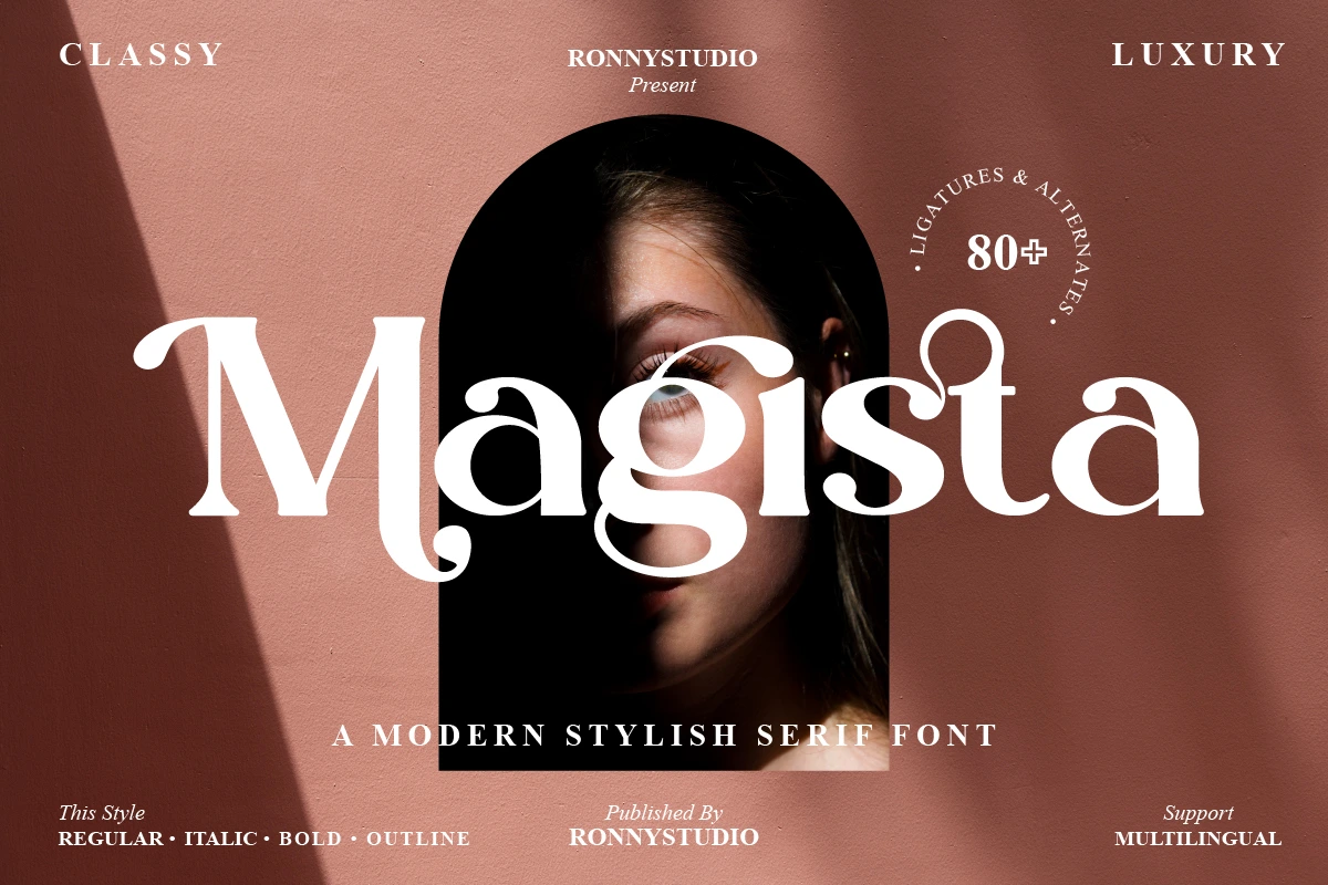 Magista Modern Stylish Elegant Font